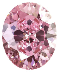 Fototapeta premium PNG Radiant pink diamond gemstone brilliance