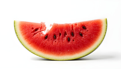 slice of watermelon isolated on white background