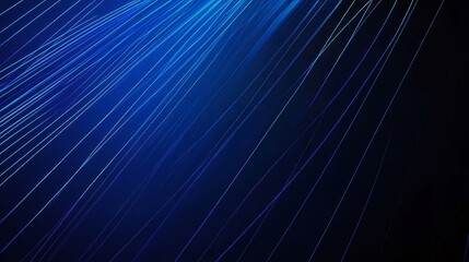 青い光が輝く暗い背景の抽象的な未来的なデザイン
