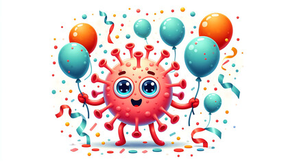 design virus on white background
