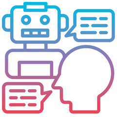 Ai Dialog Bot Icon