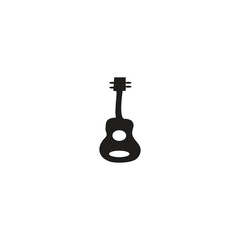 vector guitar image illustration of a guitar musical instrument that is plucked so that it sounds melodious