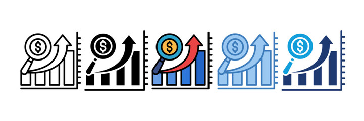 Forecasting Icon Element For Design