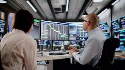 Business People Doing Project Agenda