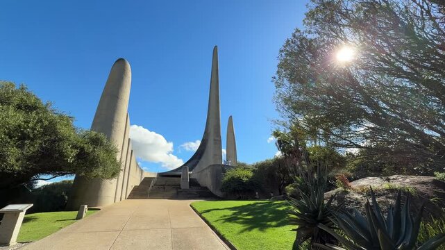 A monument built to celebrate the Afrikaans Language