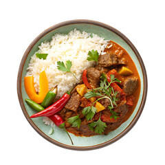 rice with beef