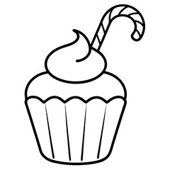 cupcake vector illustration