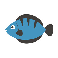 Fish Flat Illustration
