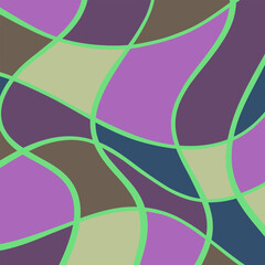 Abstract wavy line poster background. texture print of minimal modern shapes and forms, contemporary backdrop for banners and covers. 
