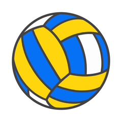 Fototapeta premium Volleyball vector, volleyball silhouette, volleyball action, volleyball net, volleyball flat for sport artwork design badge emblem printable material template creative resources and mockup isolated