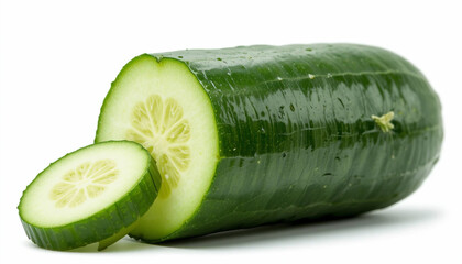 cucumber isolated on white