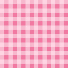 Seamless pink gingham check pattern with soft textured effect. Ideal for fabrics, wrapping paper, baby shower decor, and digital backgrounds.