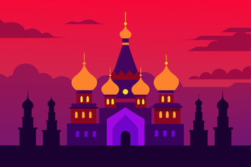 Fototapeta premium cathedral of christ the savior in moscow