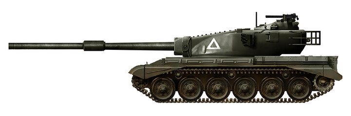 FV220 Avenger (Alternative tank Conqueror on a new chassis and with a 120mm gun)