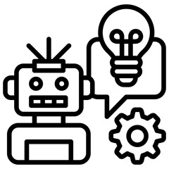 Creative Ai Bot Icon