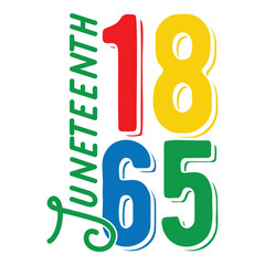 Juneteenth Sublimation Design with Afrocentric Freedom Celebration Elements  Style