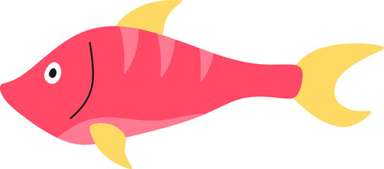 Fish Flat Illustration