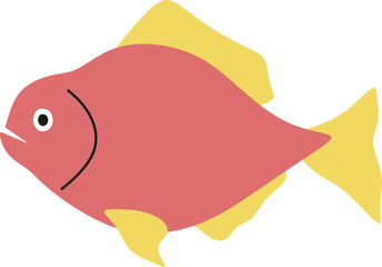 Fish Flat Illustration