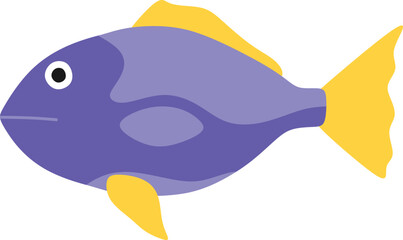 Fish Flat Illustration