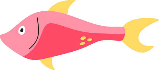 Fish Flat Illustration