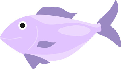 Fish Flat Illustration