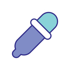 Pipette icon vector 