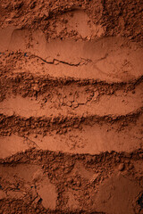 Cocoa powder chocolate texture background