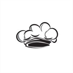 illustration of a chef's hat for the background