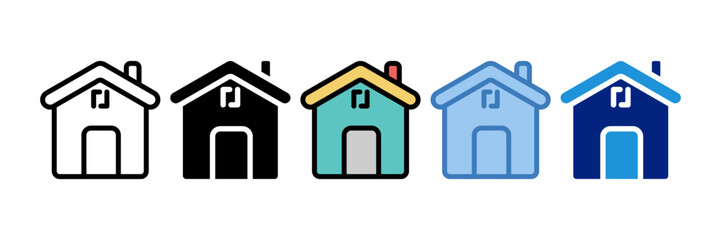 Obraz premium Home Icon Element For Design