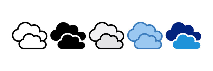 Cloud Icon Element For Design