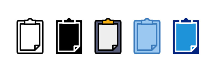 Clipboard Icon Element For Design