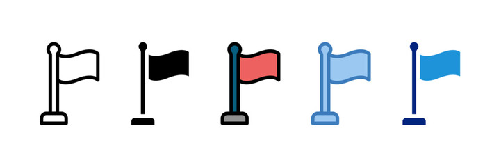 Flag Icon Element For Design