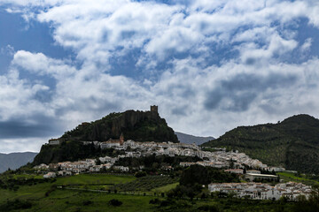 Zahara de la Sierra is a famous white village in Andalusia, dominated by its castle.