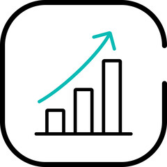 Chart Moving Upwards Icon