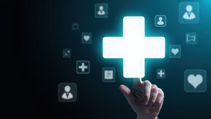 Medical technology healthcare innovation digital health solutions and telemedicine concept