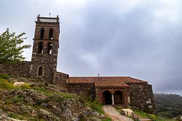 Historic 9th-Century Andalusian Islamic Mosque of Almonaster la Real, Spain, Converted to Hermitage