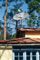 Dish antenna, Ranikhet, Uttaranchal, India