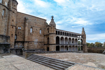 Majestic 15th-Century Gothic-Renaissance Convent of San Benito with Arcaded Cloister in Alcántara, Spain