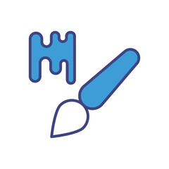 Obraz premium Color Fill icon vector 