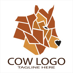 cow logo design 