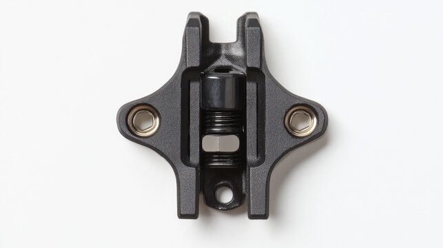 ABS sensor shown with mounting bracket on white background