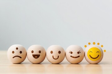 Customer satisfaction survey feedback scale rating emotions happy sad neutral assessment