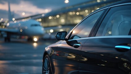 Airport transfer car
