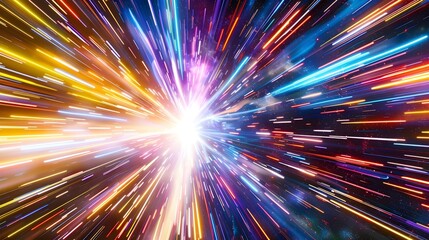 Abstract light streaks, sparks background HD, Wallpaper