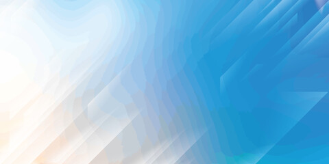 Soft Abstract Blue and White Gradient with Diagonal Lines