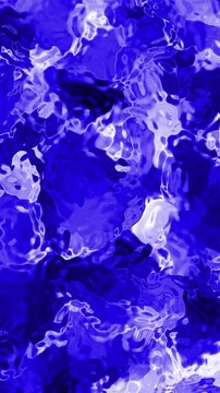 Whirlpool Vibes Blue Gradient Potrait with Swirling Motifs
