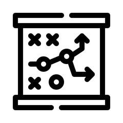 Strategy Board line icon