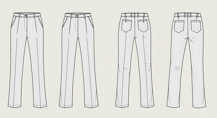 Tailored Lines: A Pant Study