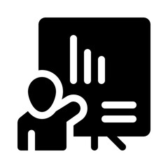 Presentation glyph icon