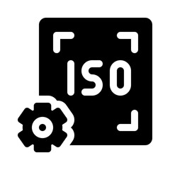 ISO Settings glyph icon